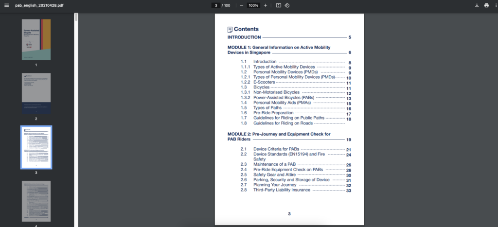 ebike license - PAB Theory Test Manual